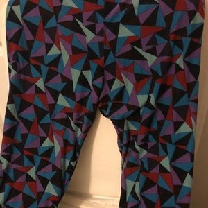 LuLaRoe Multi-colored Geometric TC Leggings